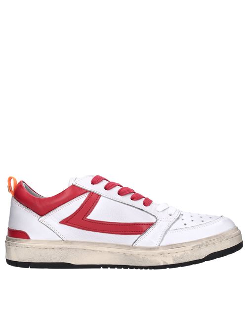 Sneakers in pelle HTC | STARLIGHT VINTAGE LOWBIANCO-ROSSO